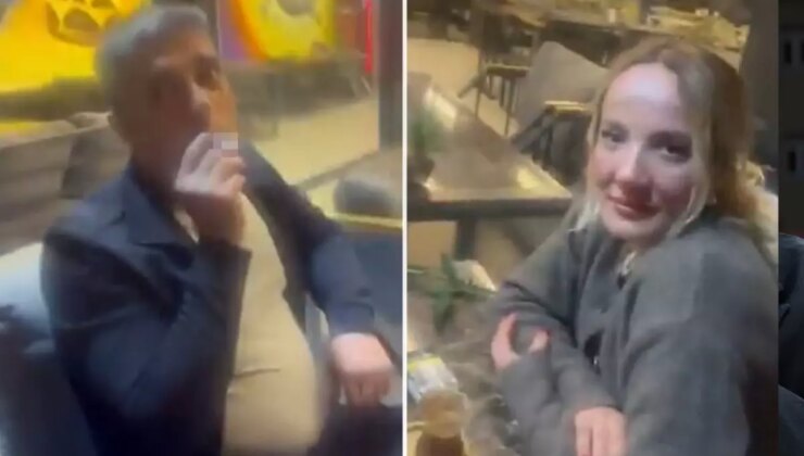 Görüntü Türkiye’den: Kocasını kafede başka bir kadınla otururken yakaladı