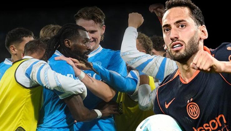 Hakan Çalhanoğlu’nun çabası Inter’e yetmedi! Napoli-Inter maçı sonucu: 3-1