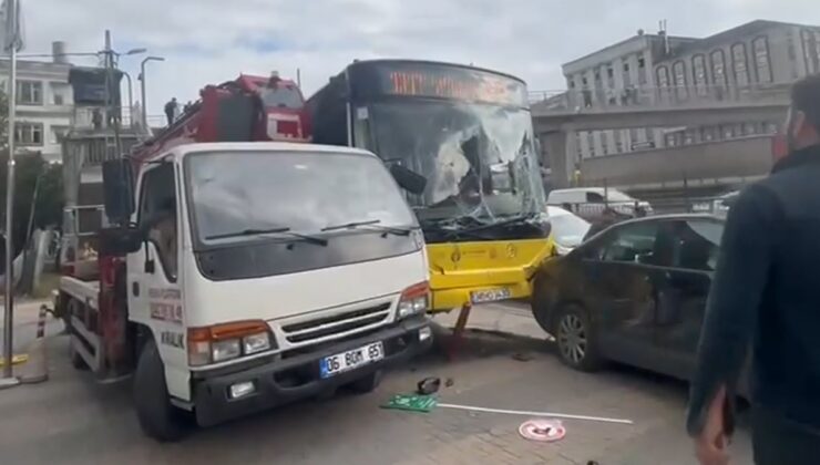 Halk otobüsü kaza yaptı: 1 ölü, 5 yaralı