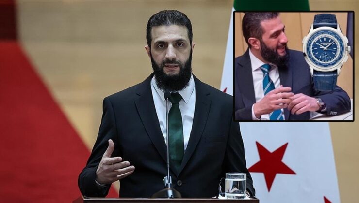 Halk yokluk Şara varlık içinde! Lüks saati gündem oldu