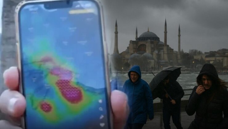 Harita kırmızıya boyandı! Orhan Şen yağmur için saat vererek uyardı