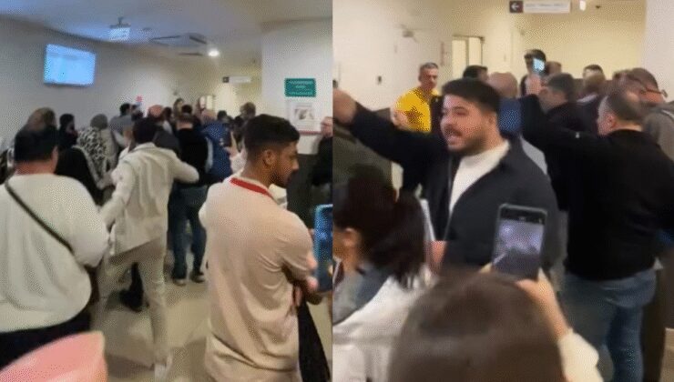 Hastanede ortalık karıştı: 'Sıranı bekleyeceksin' kavgası kamerada