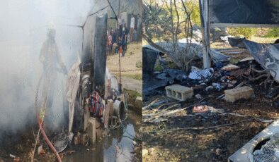 Hatay'daki konteyner yangınında bebek öldü