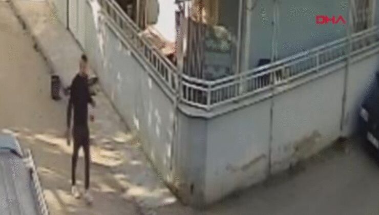 Husumetlisinin otomobilini kundakladı; o anlar kamerada