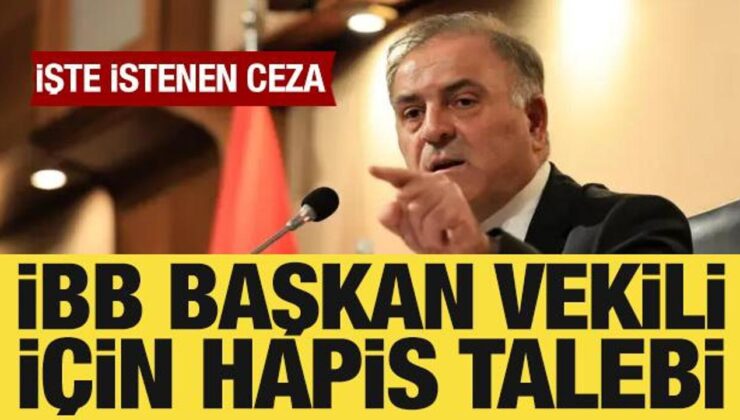 İBB Başkan Vekili Nuri Aslan hakkında hapis talebi