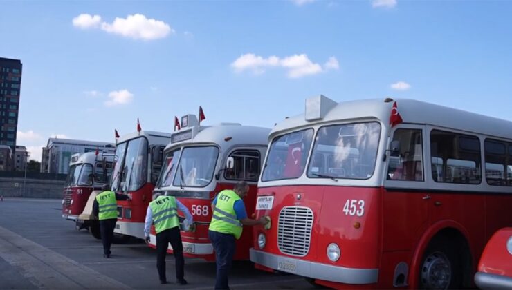 İETT'nin otobüsleri Cumhuriyet Bayramı'na hazırlanıyor