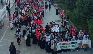 İmam hatipli gençlerden Gazze direnişine anlamlı destek!