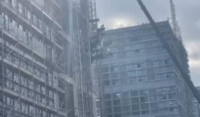 İnşaatın yük asansörü düştü: Ekipler olay yerinde!