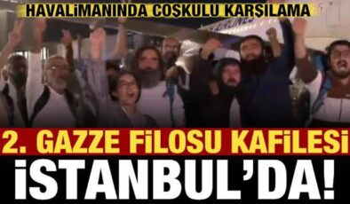 İsrail tarafından esir alınmışlardı! 15 Türk aktivist İstanbul’da