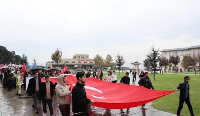 İsrail’in katliamları 2 yıldır sürüyor! İZÜ’den Gazze protestosu