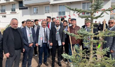 İsrail’in saldırılarında şehit olan Filistinli 273 gazeteci anısına fidan dikildi