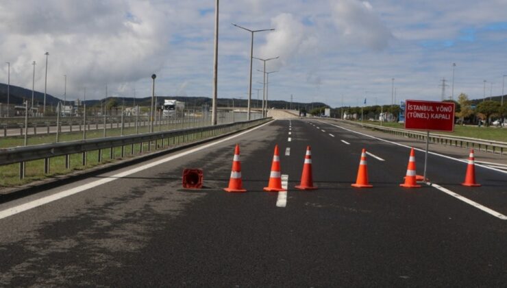 İstanbul yolunu kullananlar dikkat: 5 saat ulaşıma kapatılacak