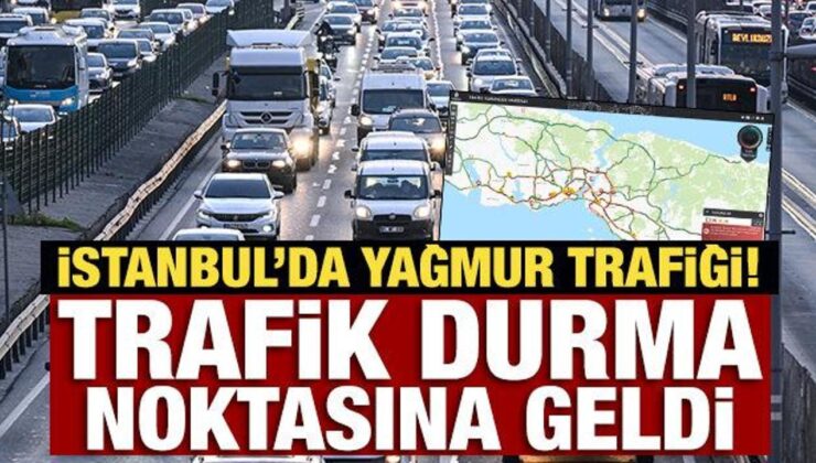İstanbul’da trafik yoğunluğu yüzde 81’e ulaştı