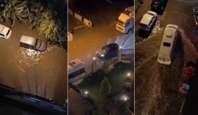 İstanbul’da sağanak! Maltepe ve Üsküdar göle döndü