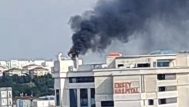 İstanbul'da özel hastanede yangın! Müdahale sürüyor