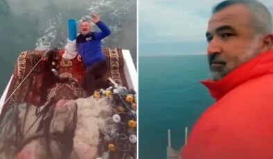 İşte alabora olan teknede can veren balıkçıların son görüntüleri