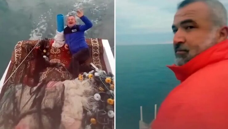 İşte alabora olan teknede can veren balıkçıların son görüntüleri