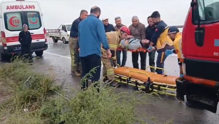 İznik’te otomobil su kanalına düştü: 4 yaralı