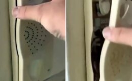 Kapı zilini söktü, gördükleri karşısında küçük dilini yuttu