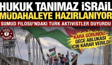 Kara göründü: Sumud Filosu’ndaki Türk aktivistler duyurdu! İsrail’den müdahale hazırlığı