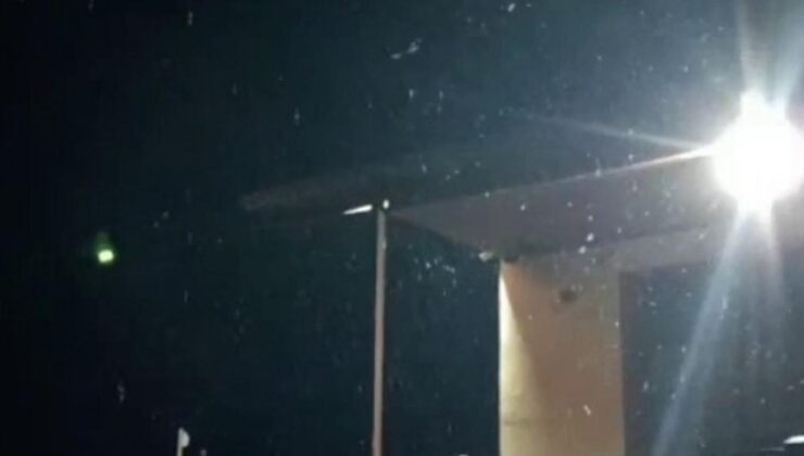 Karabük’te mevsimin ilk karı düştü