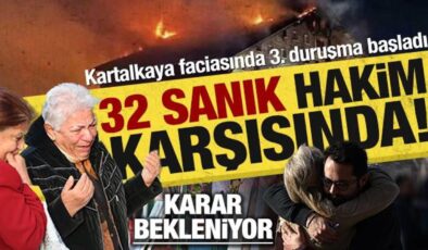 Kartalkaya davasında 3. duruşma: 32 sanık hakim karşısında! Karar bekleniyor…