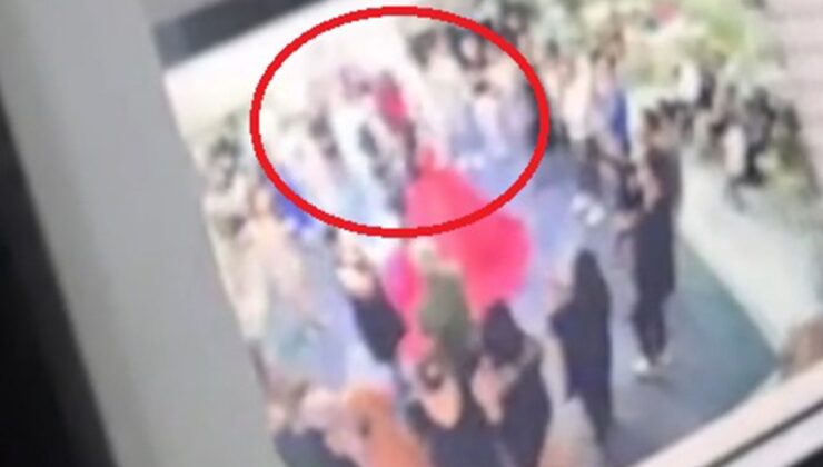 Kına gecesinde korku dolu anlar: Dev avize gelinin üzerine düştü