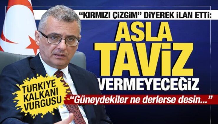 KKTC Cumhurbaşkanı Erhürman: Asla taviz vermeyeceğiz. Türkiye tüm Ada’nın garantörü