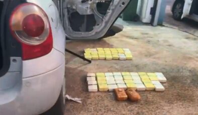 Kocaeli’de otomobile zulalanmış 45 kilo eroin ele geçirildi
