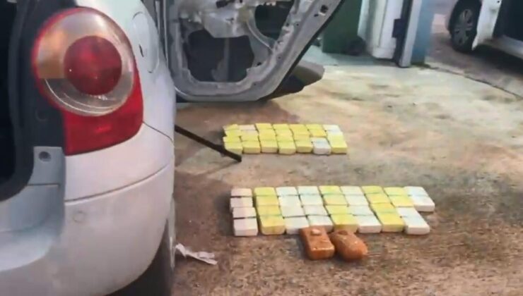 Kocaeli’de otomobile zulalanmış 45 kilo eroin ele geçirildi