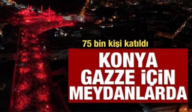 Konya’dan büyük destek! On binler katıldı!