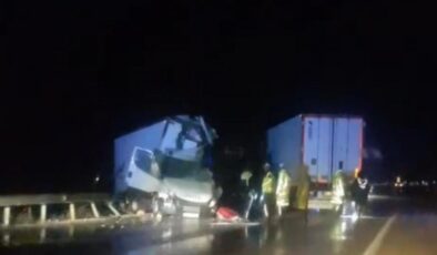 Konya’da korkunç kaza: 1 ölü, 2 yaralı