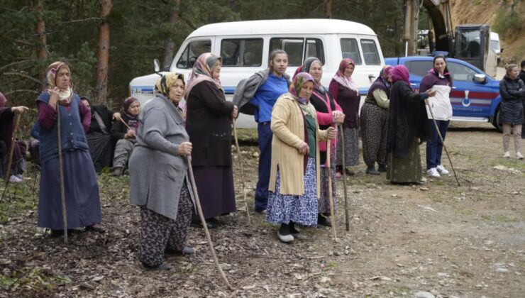 Köylü kadınlar direndi, maden araması durdu