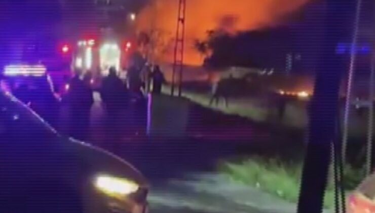 Küçükçekmece'de yangın paniği!