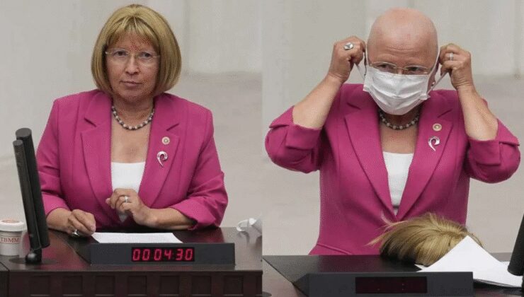 Kürsüde peruğunu çıkarmıştı! CHP'li Yontar kanseri yendi