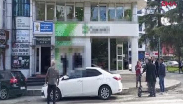 Kurusıkı tabancayla banka soydu!