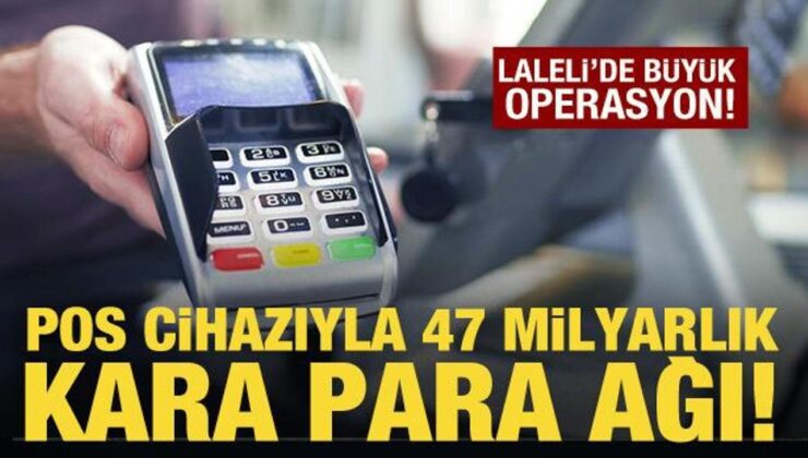 Laleli’de büyük operasyon! Pos cihazıyla 1 milyar 300 bin lira topladılar