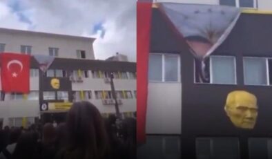 Lise öğrencilerinden Erdoğan posterine tepki