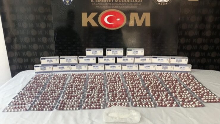 Malatya'da 22 bin 240 uyuşturucu hap yakalandı