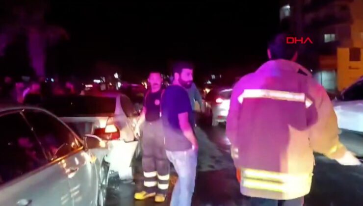 Mardin’de 4 aracın karıştığı zincirleme kaza