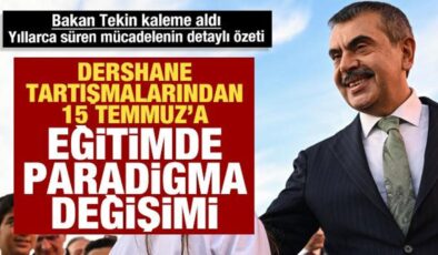 Millî Eğitim Bakanı Tekin kaleme aldı: Eğitimde paradigma değişimi