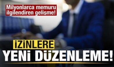 Milyonlarca memuru ilgilendiren gelişme! İzinlere yeni düzenleme geliyor