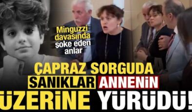 Minguzzi davasında şoke eden anlar! Çapraz sorguda sanıklar, annenin üzerine yürüdü…