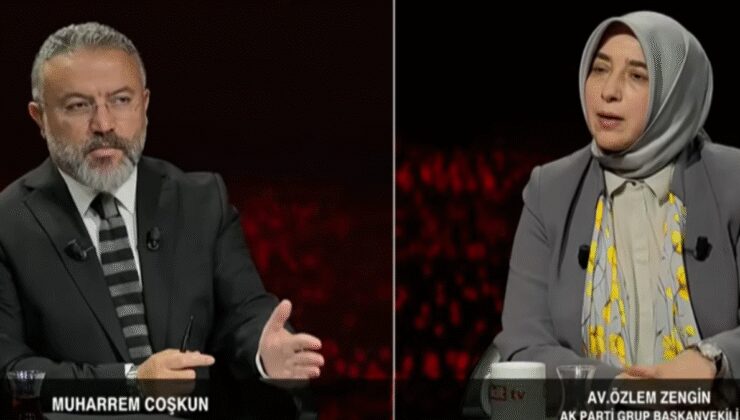 Özlem Zengin'in Akit TV'de zor anları