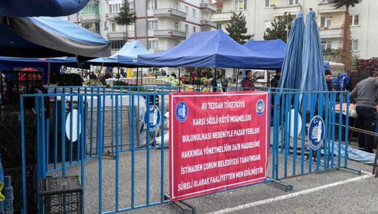 Pazarcı esnafına kötü haber: Tezgahları kapatıldı