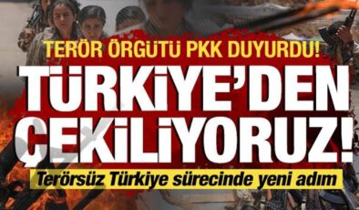 PKK: Türkiye’den çekiliyoruz!