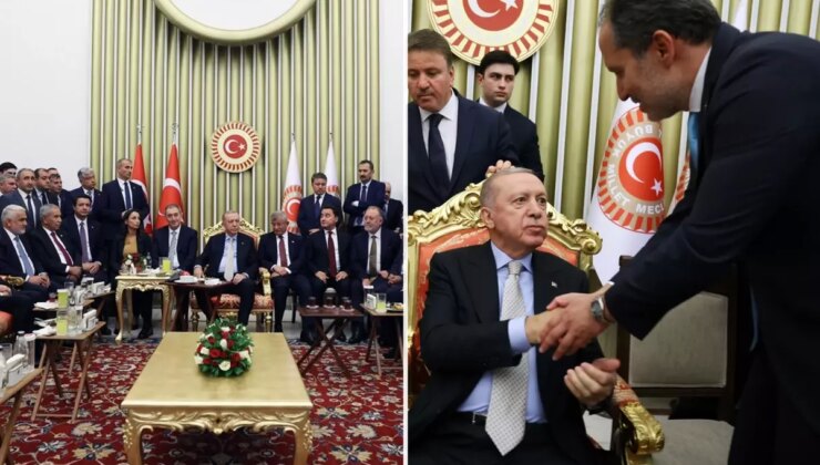 Resepsiyondaki fotoğraf karesine ilişkin bir açıklama da Fatih Erbakan’dan geldi