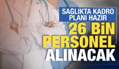 Sağlıkta yeni istihdam: 26 bin 673 personel alınacak! Cumhurbaşkanı Erdoğan imzaladı