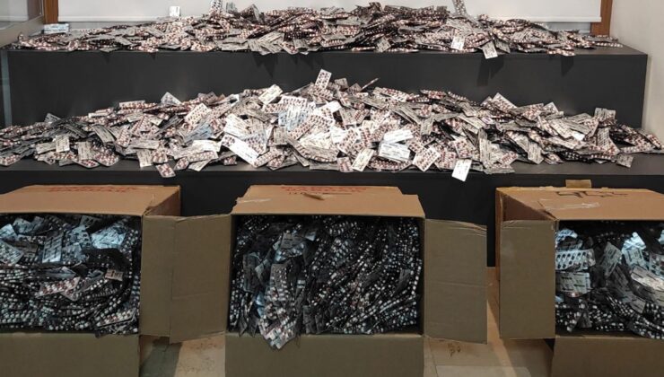 Samsun'da uyuşturucu operasyonu: 110 bin 600 hap ele geçirildi