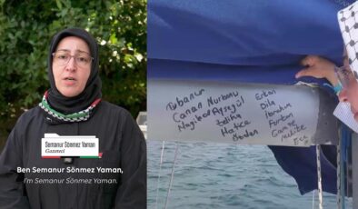 Semanur Sönmez Yaman beraberinde 15 ‘kalp’ taşıyor